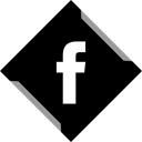 media, share, Channel, Facebook, Social Black icon