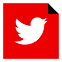 media, Logo, twitter, Social, Brand Red icon