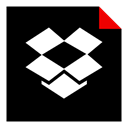 media, dropbox, Logo, Social, Brand Black icon