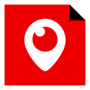 Brand, Periscope, media, Logo, Social Red icon