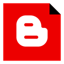 media, Logo, blogger, Social, Brand Red icon