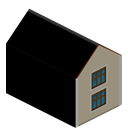 house, Building, Home Black icon