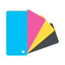 Color, colour, Design, palette, Color chart, printing, Cmyk DeepSkyBlue icon