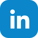 ios, media, global, App, Linkedin, Social, Android DodgerBlue icon