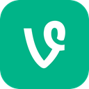 media, global, App, Social, Android, Vine, ios DarkCyan icon