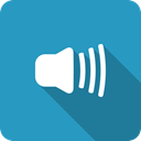 Blue, speaker, volume, Shadow, high, max, Adjust LightSeaGreen icon