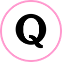 media, web, Social, Quora Black icon