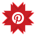 photo, pinterest, photo hosting Firebrick icon