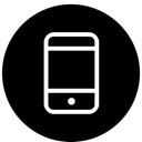 Cell, Iphone, smartphone, Mobile, phone Black icon