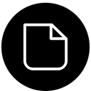 File, document, Empty Black icon