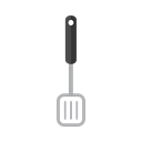 tools, food, Restaurant, kitchen, Cooking, utensil, Spatula Black icon