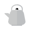 hot, drink, food, Restaurant, kitchen, Cooking, kettle Silver icon