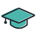 education, student, website, school, Company Black icon