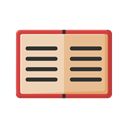 Book, Text, learn, education, student, study Icon