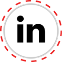 Company, Brand, media, Logo, Linkedin, Social Black icon