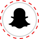 media, Brand, Snapchat, Logo, Social, Company Black icon