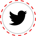 media, Logo, twitter, Social, Company, Brand Black icon
