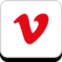 media, Logo, Vimeo, Social, Company, Brand Red icon