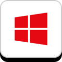 media, windows, Logo, Social, Company, Brand Red icon
