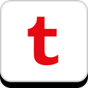 media, Logo, Social, Tumblr, Company, Brand Red icon