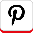 media, Logo, Social, Company, Brand, pinterest Red icon