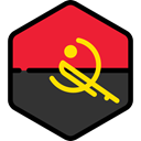 world, flag, Angola, flags, Country, Nation Crimson icon