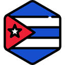 flag, Cuba, flags, Country, Nation, world Black icon