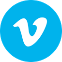 media, movie, video, share, Vimeo, Social, yumminky DeepSkyBlue icon