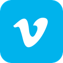 video, share, Vimeo, Social, yumminky, media, movie DeepSkyBlue icon
