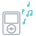 music device, phone device, play device, sound device, mobile device, game device, Connection device Black icon