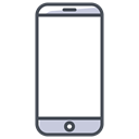mobile device, game device, play device, sound device, Connection device, music device, phone device Black icon