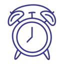 Clock, Alarm, timer, reminder Black icon