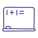 school, education, Blackboard, Board Black icon