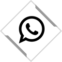 Whatsapp, everywhere, omnipresence, presence, Social, media, online Black icon
