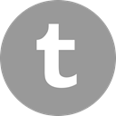 media, online, Social, Tumblr DarkGray icon