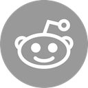 media, Reddit, Social, online DarkGray icon