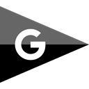 Social, Company, Brand, media, flag, Logo, google Black icon