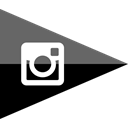 Brand, Instagram, Logo, Social, Company, media, flag Black icon