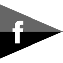 Social, Company, Brand, flag, Logo, Facebook, media Black icon