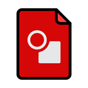 google, Art, Sketch, File, Drawing, Service Red icon
