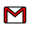 Service, gmail, Communication, Email, Message, mail Black icon
