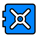 locker, wallet, Protection, google, secure, Safe DodgerBlue icon