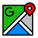 Direction, Maps, traffice, navigation, google, Gps Black icon