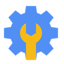 Configure, support, repair, google, Setting, optimization CornflowerBlue icon