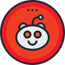 network, Logo, Reddit, media, Social, social icon OrangeRed icon