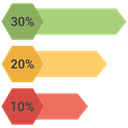 Bar, chart, graph, Business, Bar chart DarkSeaGreen icon