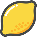 vegetarian, vegan, food, Fruit, organic, Lemon SandyBrown icon