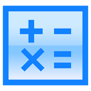 calculator, Equal, Multiplication, plus, math, Minus DodgerBlue icon