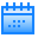 paper, Calendar, date, event, week, scheduler DodgerBlue icon