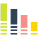 Analytics, Bar, chart, graph Black icon